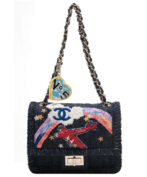 rainbow colorful chanel bag|Chanel denim flap bag 2021.